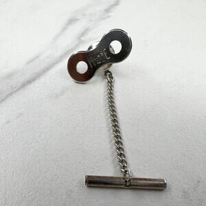 Vintage Morse 40 Chain Lapel Tie Tack Pin